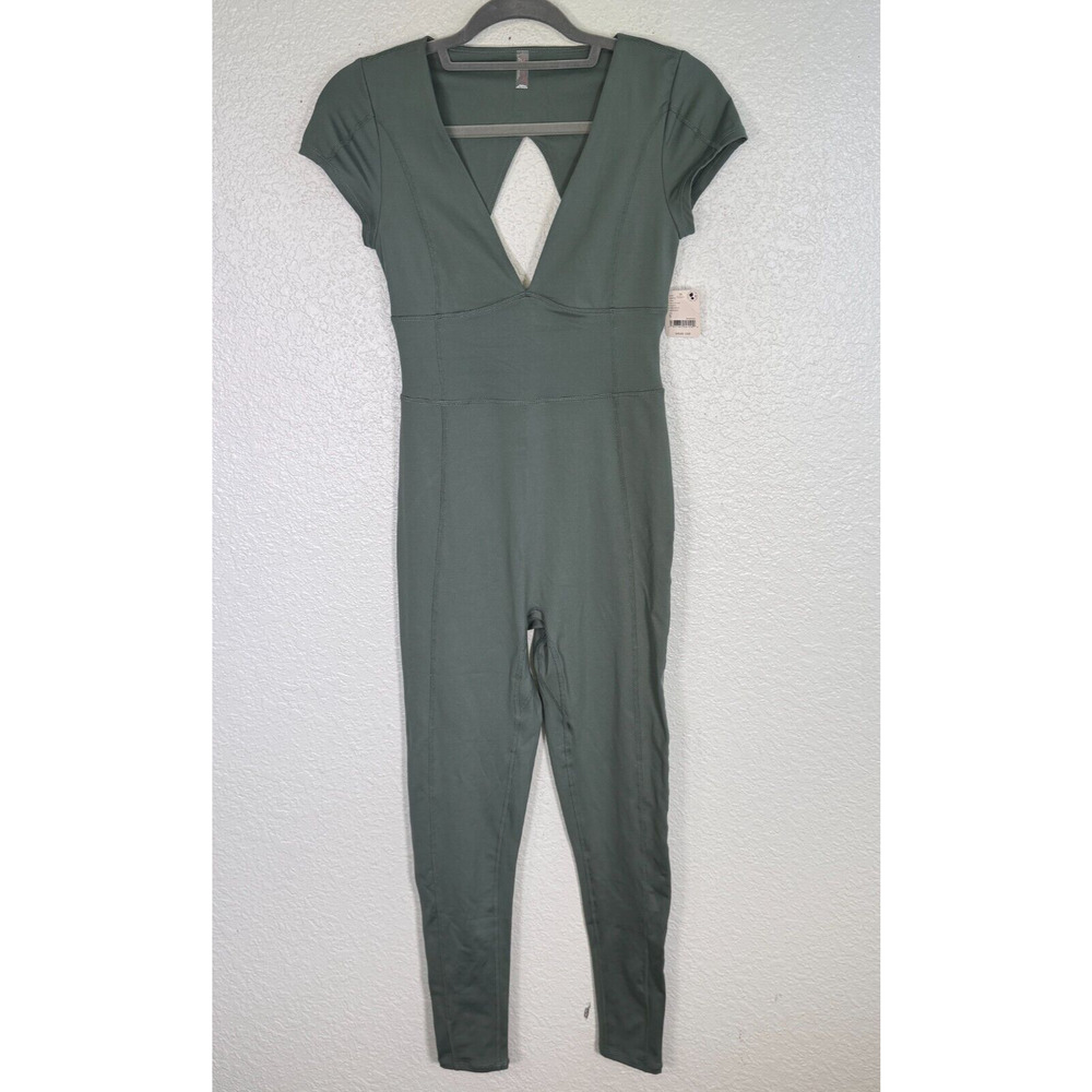 Free People New Wave One Piece Womens Small Gym Workout Jumpsuit FP Movement